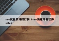 seo优化软件排行榜（seo快速排名软件site）