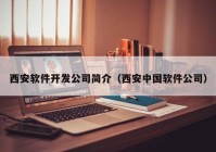 西安软件开发公司简介（西安中国软件公司）